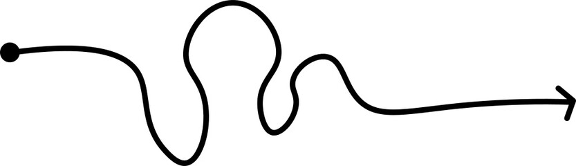 Easy and Complex solution illustration. Chaos , problem solved .Hand drawn doodle and scribble of chaos lines