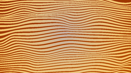 Fototapeta premium Parametric wood background. Abstract wave wooden wall