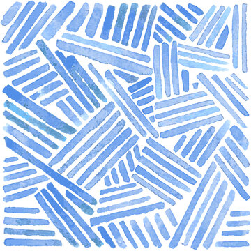Abstract Geometry Watercolor Pattern
