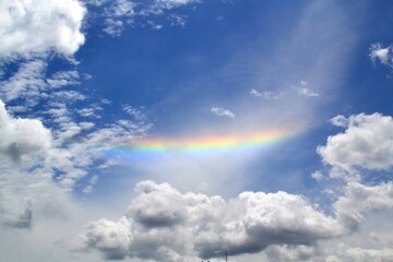 Fototapeta na wymiar The Sun Rainbow