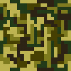 MARPAT camouflage seamless pattern. Digital (pixelated) texture.