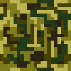 MARPAT camouflage seamless pattern. Digital (pixelated) texture.