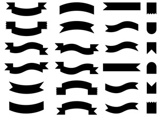 ribbon vector design illustration isolated on white background 