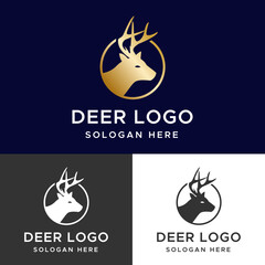 Deer Logo Template _ Wild Logo Template