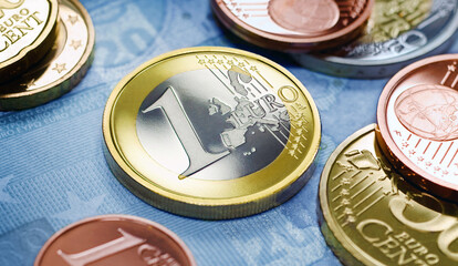 Euro coins 