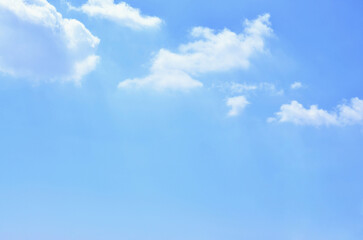  Blue Sky With Scattered Clouds 