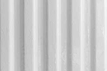 Corrugated White Metal Pattern Abstract Steel Wall Texture Background