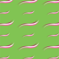 A simple beautiful wavy swirls pattern vector