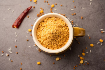 Idli Podi or chutney Powder- dry condiment for South Indian breakfast