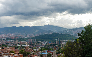 Fototapeta na wymiar Cerro el volador, Medellin , Antioquia