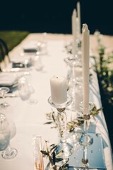 wedding table decoration