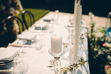 wedding table setting