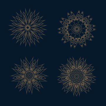 Color Mandala Vector Illustration