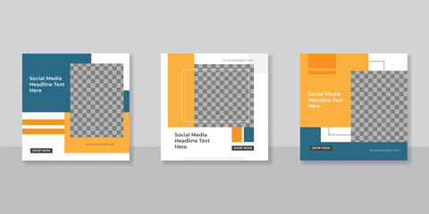 Minimalist social media post template for digital marketing and sale promo. fashion advertising. banner offer. mockup photo vector frame illustration