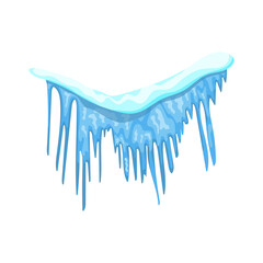 IcIllustration of icicle for decoration. 