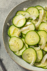 Healthy Homemade Cucumber Salad