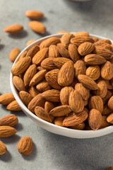 Raw Organic Brown Almonds