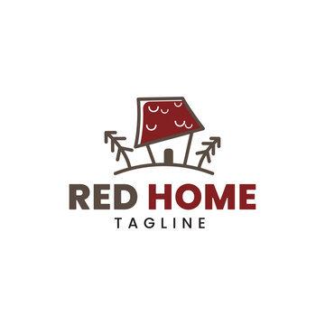 red home logo. this logo can be used for lodging