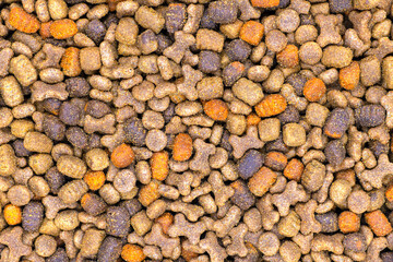 background of dried seeds