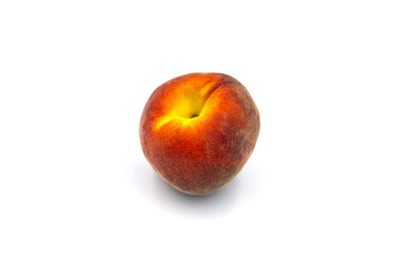Fototapeta na wymiar peach on white background