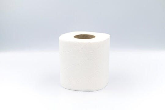 white toilet paper