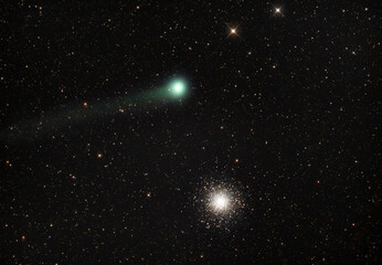 Obraz na płótnie Canvas Comet c/2017 K2 Panstarrs