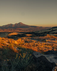 Ancient city near Hasan Volcano in Turkey.