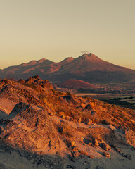Ancient city near Hasan Volcano in Turkey.
