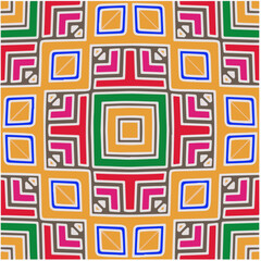 Abstract ethnic rug ornamental seamless pattern.Perfect for fashion, textile design, cute themed fabric, on wall paper, wrapping paper, fabrics and home decor.