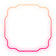 glow geometric frame
