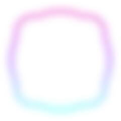 glow geometric frame
