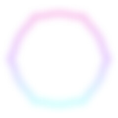 glow geometric frame
