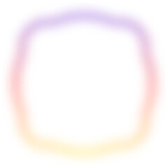 glow geometric frame
