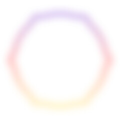 glow geometric frame
