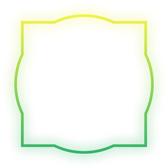 glow geometric frame
