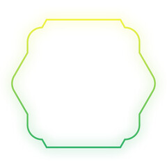 glow geometric frame
