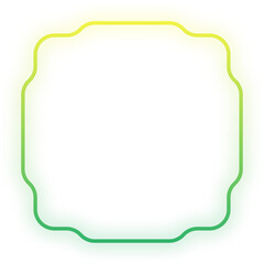 glow geometric frame
