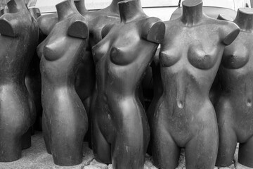 mannequin, manekin do ubrań, tors damski, 