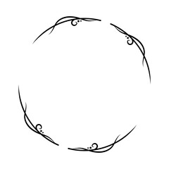 abstract circle frame
