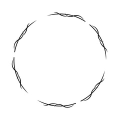 abstract circle frame
