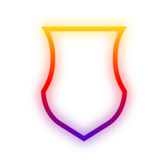 glow gradient badge frame
