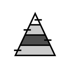 Currency market graphics on a white background. Vector.