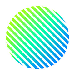 gradient round slant line
