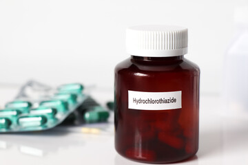 Hydrochlorothiazide ,medicines are used to treat sick people.