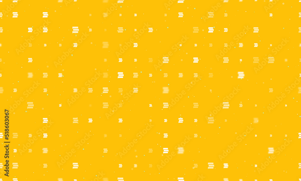 Poster seamless background pattern of evenly spaced white discussion symbols of different sizes and opacity