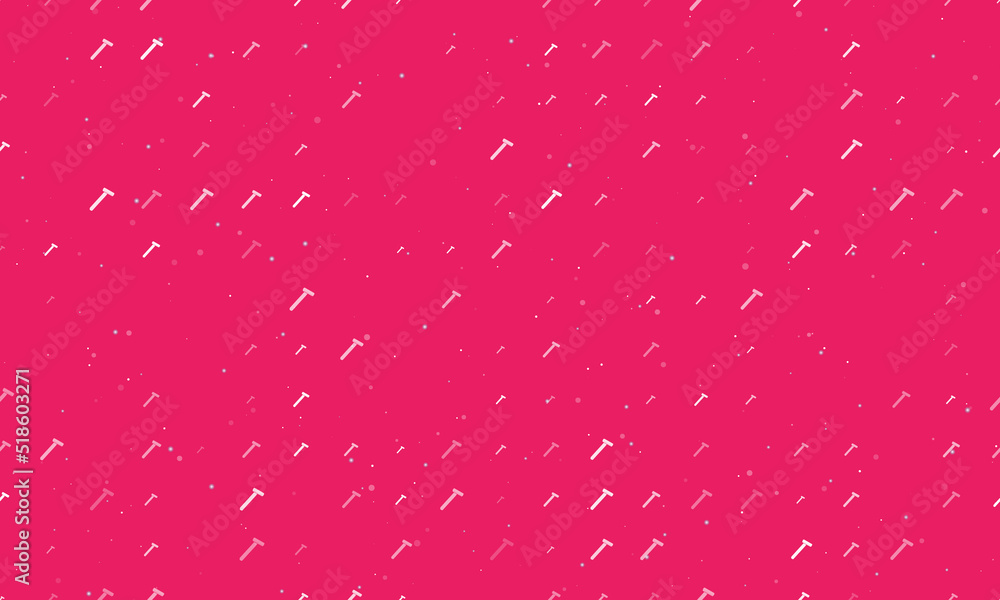 Poster seamless background pattern of evenly spaced white mens razor symbols of different sizes and opacity