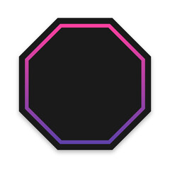 octagon gradient dark background
