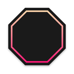 octagon gradient dark background
