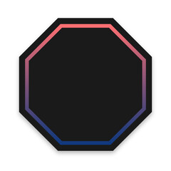 octagon gradient dark background

