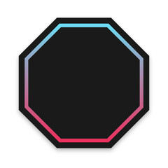 octagon gradient dark background
